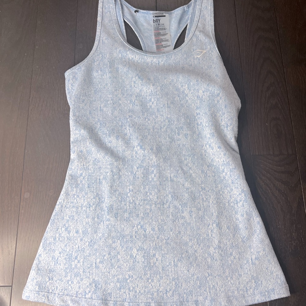Gym Shark Light Blue Workout top Size XS
